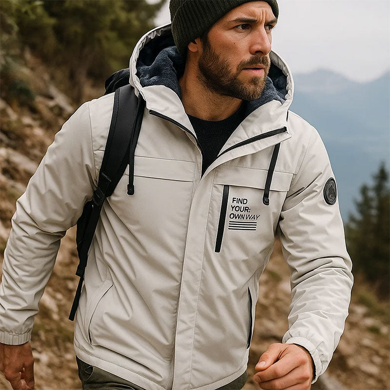 🍂❄️ Heren capuchonjas – Perfect voor herfst en winter