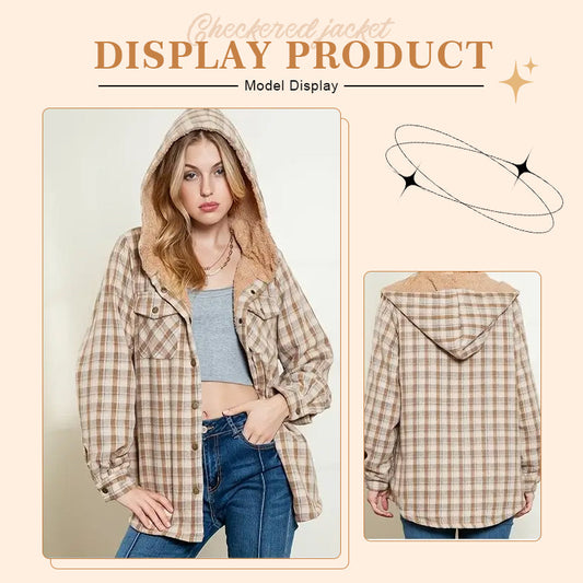 🍂 Herfst & Winter: Geruite damesjas - Stijlvol en warm