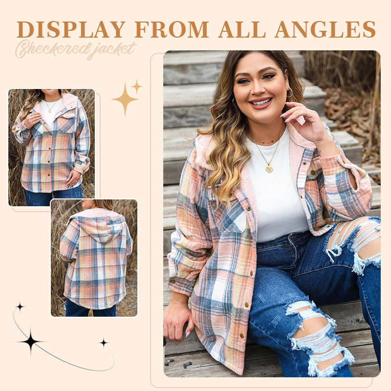 🍂 Herfst & Winter: Geruite damesjas - Stijlvol en warm