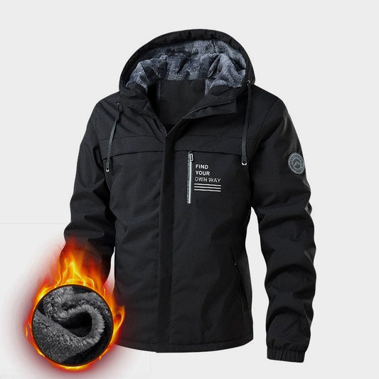 🍂❄️ Heren capuchonjas – Perfect voor herfst en winter