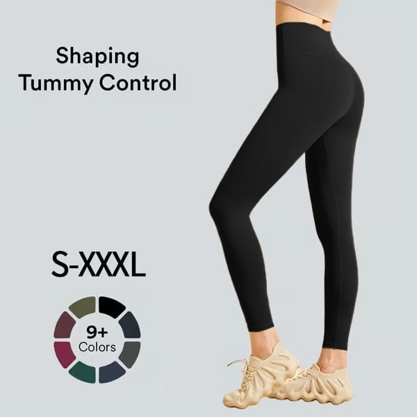 🔥49% KORTING – Hoge Taille Shaping Leggings met Tummy Control