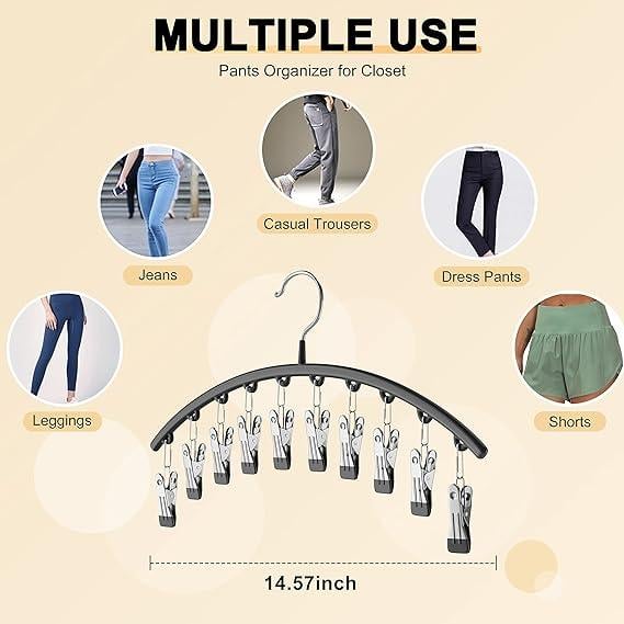 π₯ 38% KORTING β Boogvormige kleerhanger met 10 haken