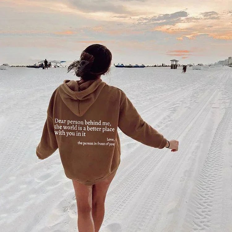 Sweatshirt 'beste Persoon Achter Mij'
