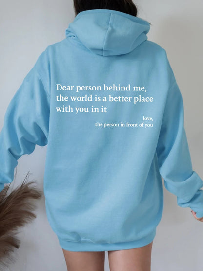 Sweatshirt 'beste Persoon Achter Mij'