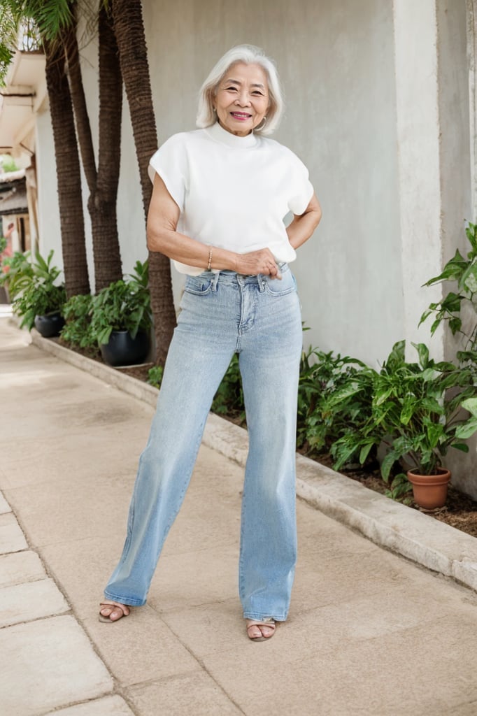 LAATSTE DAGVERKOOP 49% UIT💥 Vintage Wash Plus-Size Jeans - Elastische, rechte pijp en billenlichtende pasvorm/Vintage Wash Plus-Size Jeans