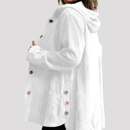 🍂 Herfst recht corduroy jack met capuchon 🧥