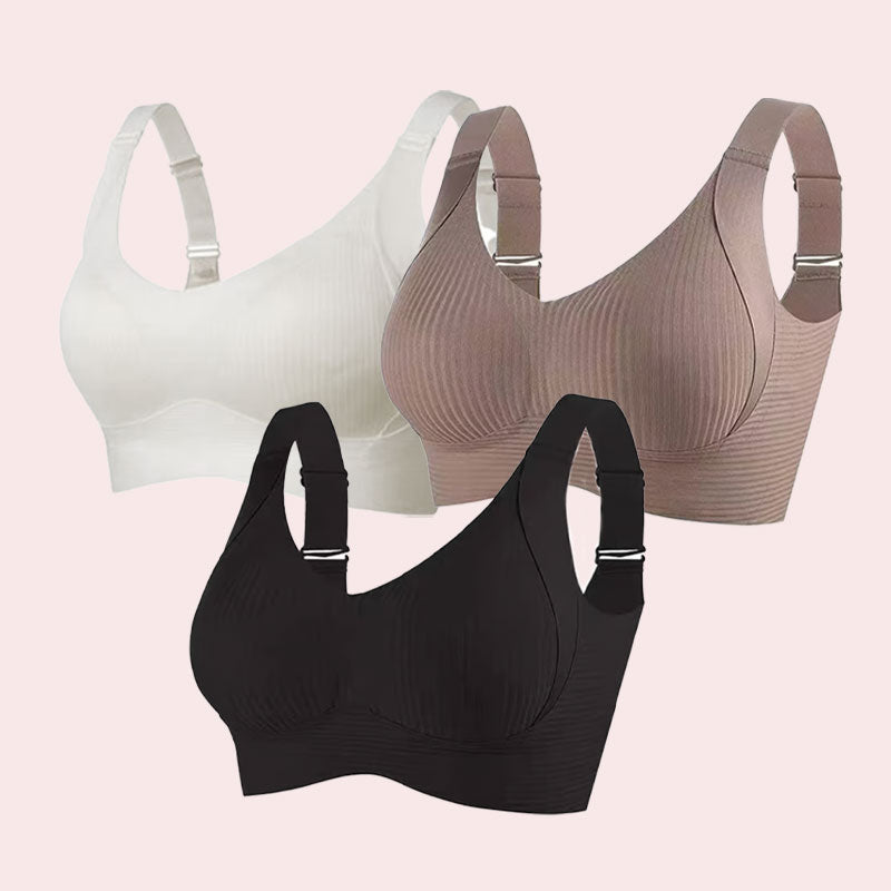 ⏳Speciale wekelijkse aanbieding voor een beperkte periode🎁Push-up bh met lint voor dames met verstelbare gebogen bandjes
