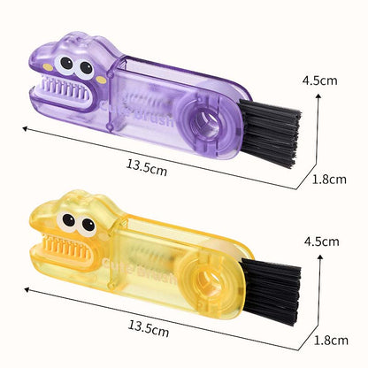 🐊 Multifunctionele krokodillenborstel - 3 borstelkoppen voor alle soorten kopjes