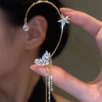 ✨🦋 Zirkonia oorbellen met vlinderpoo💖✨