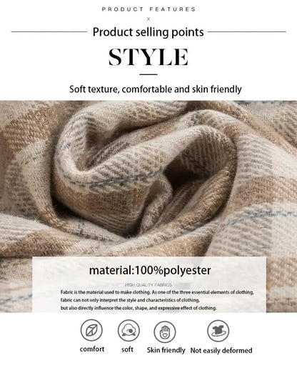 🍂 Herfst & Winter: Geruite damesjas - Stijlvol en warm