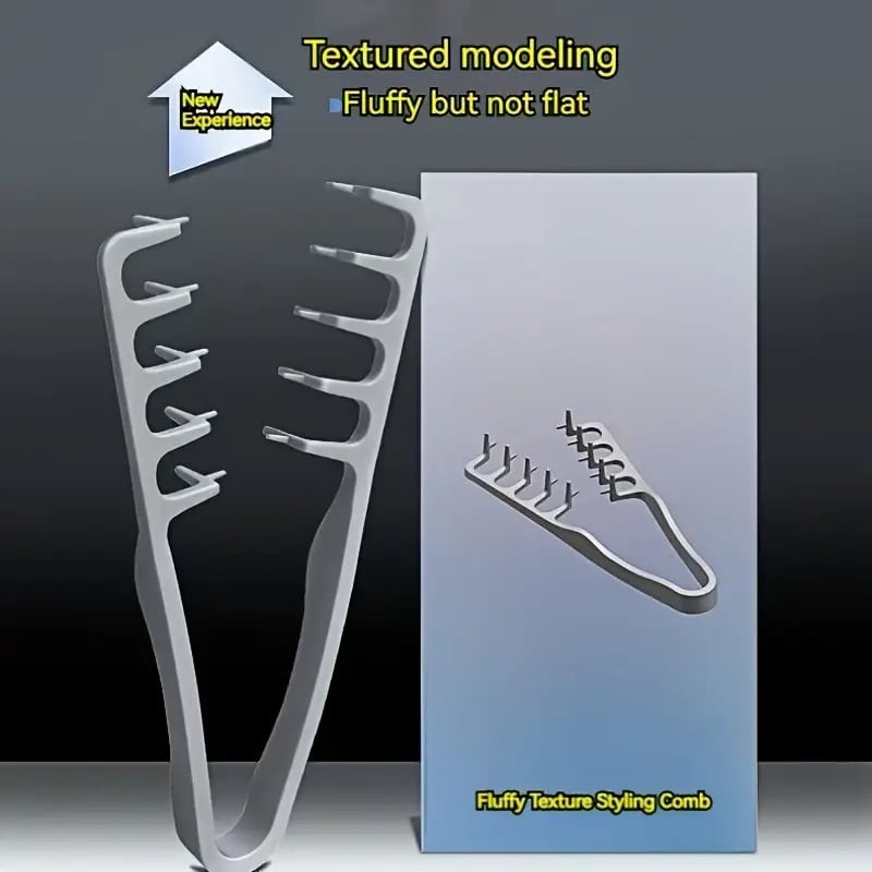 Fluffy Textured Comb - Easily create a fluffy style
