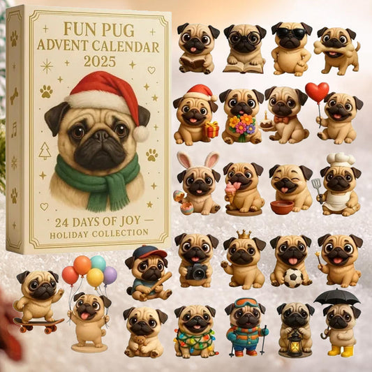 🐾🎄 Leuke Mops Adventskalender 2025