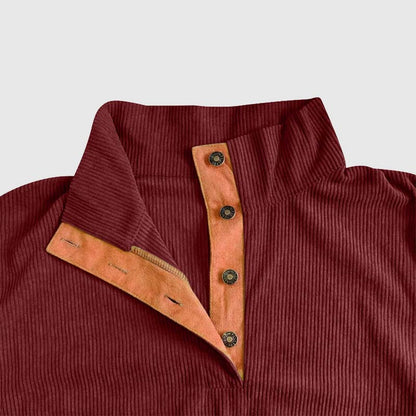 🍂 Dunne herrenstrui van corduroy – Herfstfavoriet
