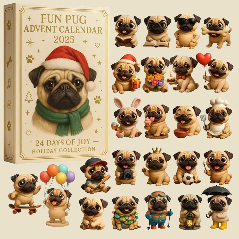 🐾🎄 Leuke Mops Adventskalender 2025
