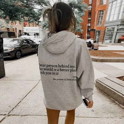 Sweatshirt 'beste Persoon Achter Mij'