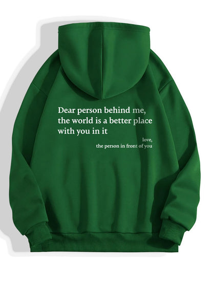 Sweatshirt 'beste Persoon Achter Mij'