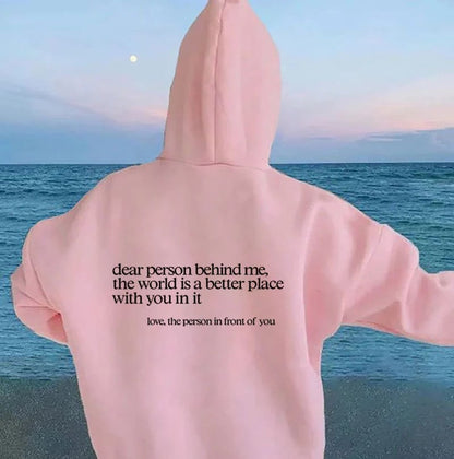 Sweatshirt 'beste Persoon Achter Mij'