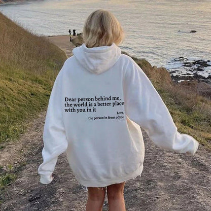 Sweatshirt 'beste Persoon Achter Mij'