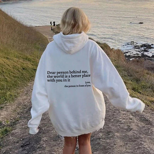 Sweatshirt 'beste Persoon Achter Mij'
