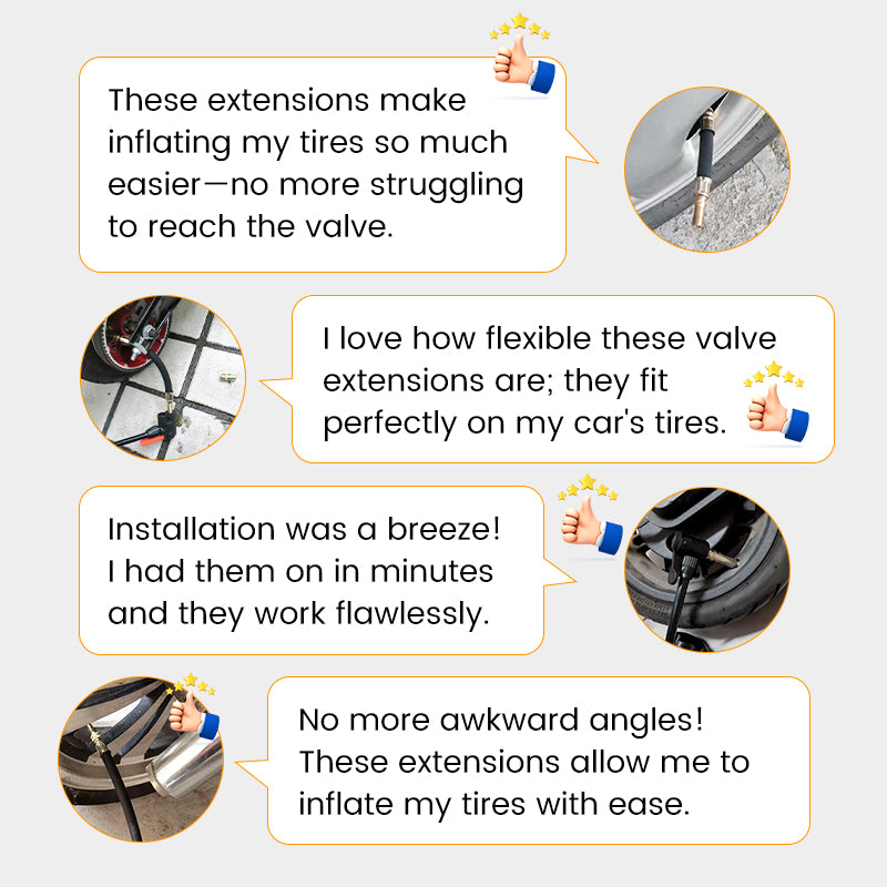 🔥Koop 1, krijg 1 gratis🔥Universele flexibele ventielverlenging voor banden